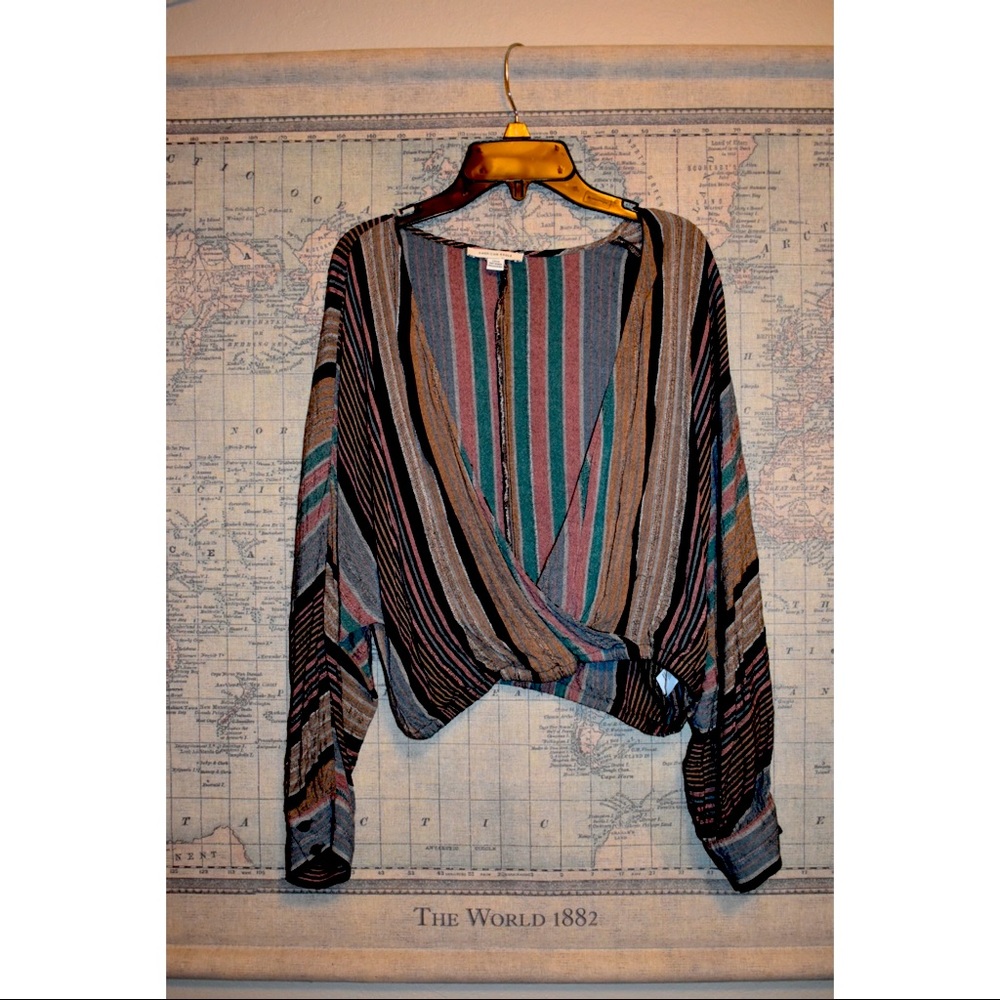 American Eagle V-Neck Top